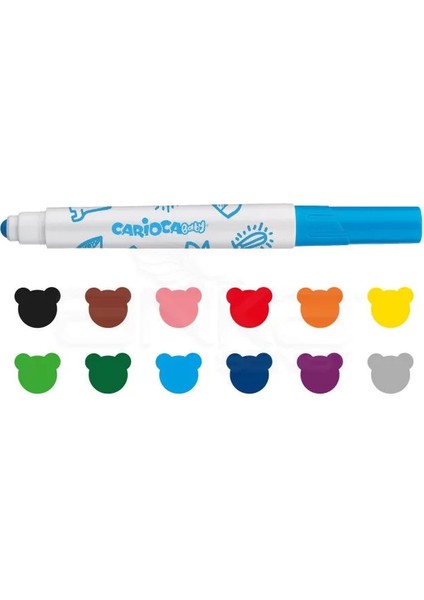 Baby Valorous Markers 12 Renk 42814 modelleri