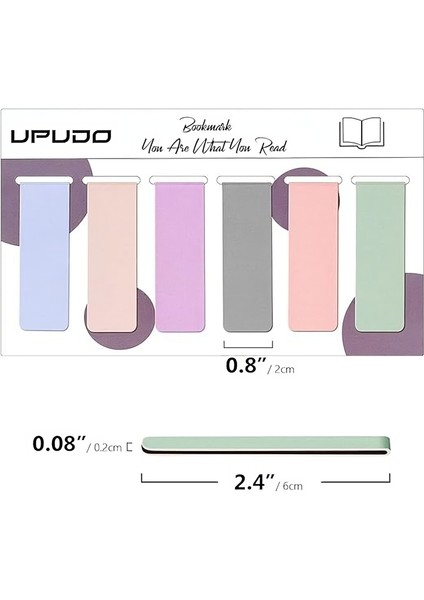 6'lı Paket Manyetik Kitap Ayracı, Öğretmenler, Öğrenciler, Kitap Severler Için Kitap Işaretleyici Klipsi, 2 Taraflı Baskı