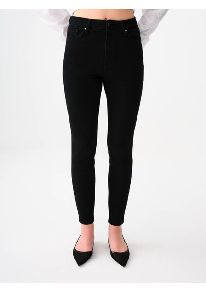 Kadın Jean Pantolon Siyah LF2037054