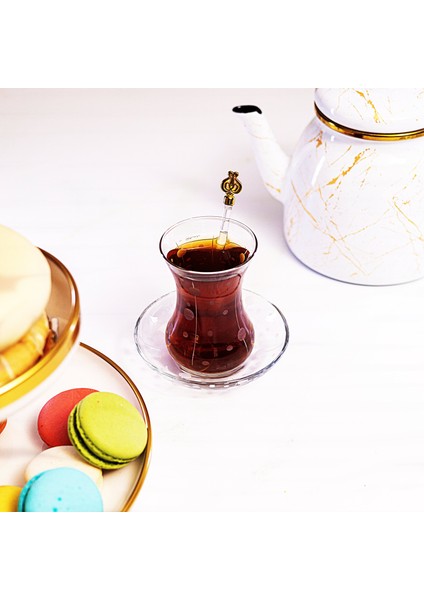 Bambu Kesme Dekorlu 12 Parça Çay Takımı modelleri