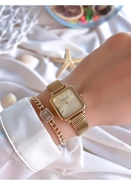 Kadın Kol Saati+Bileklik Özel Seri Çelik Kordon Kararma Renk Atma Yapmaz 001 fiyatları