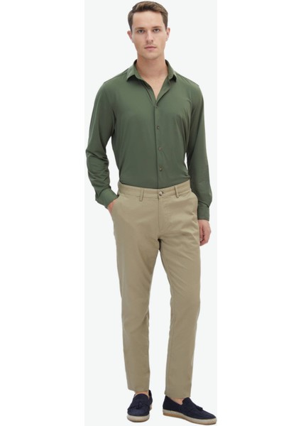 Haki Regular Fit Casual Gömlek fiyatları