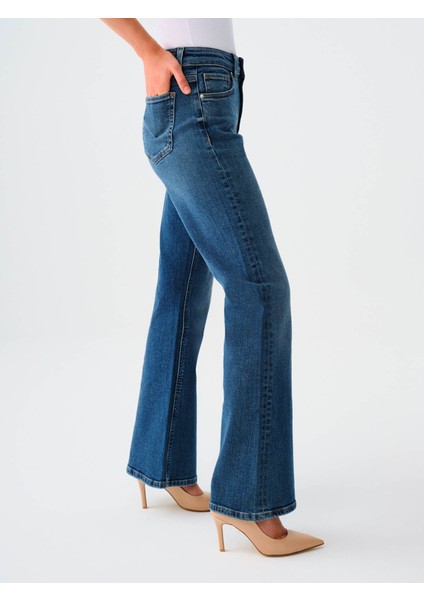 Kadın Jean Pantolon Mavi LF2037065 modelleri