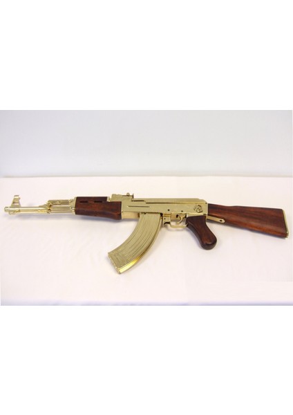 Gold AK47 Rifle 1947 Russia 87CM Koleksiyon Obje fiyatları
