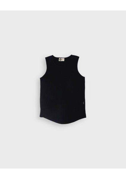 Genç Unisex Işlemeli Kolsuz T-Shirt