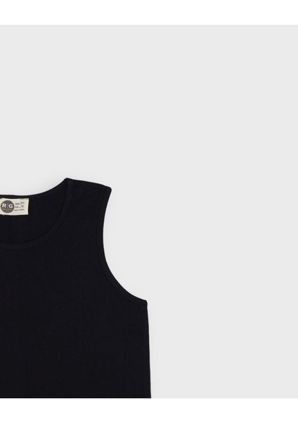 Genç Unisex Işlemeli Kolsuz T-Shirt fiyatları