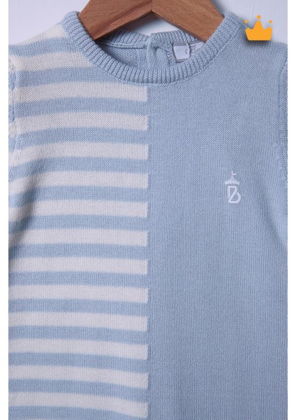 Babyhola Pamuk Kız Erkek Bebek Triko Tulum 13778