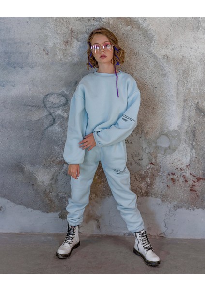 Genç Baskı Detaylı Sweatshirt