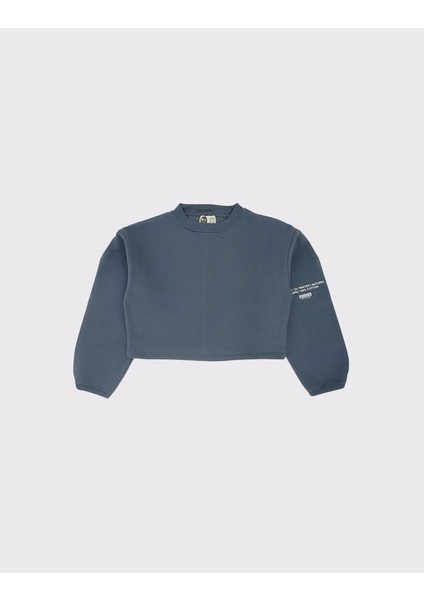 Genç Baskı Detaylı Sweatshirt