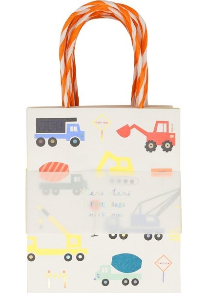 - Construction Party Bag - Inşaat Parti Çantaları - 8'li fiyatları
