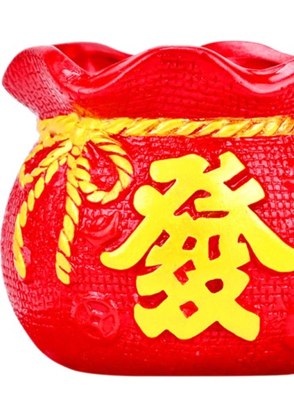 Fortune Bag Heykeli, Dekoratif Heykelcik Cep Şekli Koleksiyonu Reçine I Çiçek Hatıra Odası Ğum Günü (Yurt Dışından)