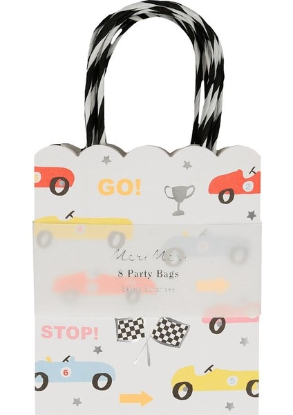 - Race Car Party Bags - Yarış Arabaları Parti Çantaları - 8'li fiyatları