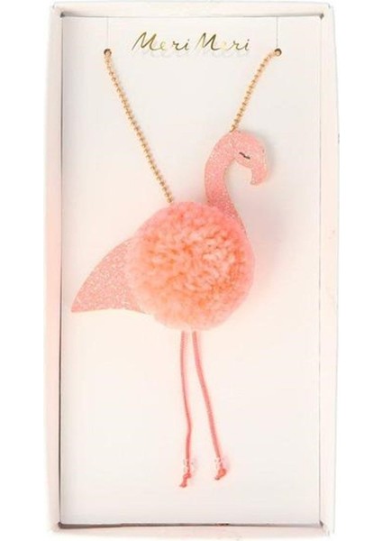 - Flamingo Pompom Necklace - Ponpon Flamingo Kolye fiyatları