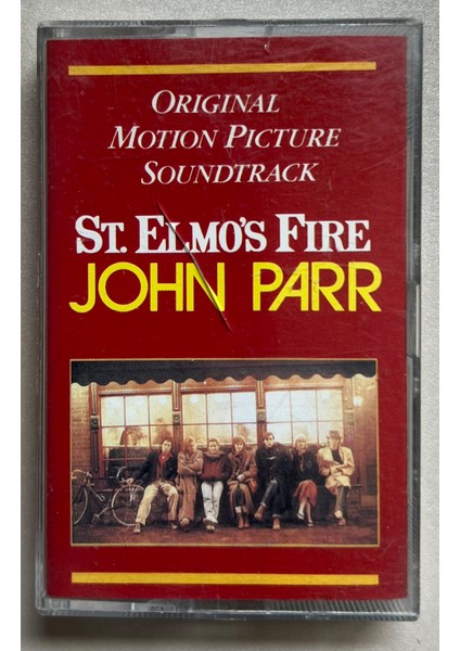 St.elmo's Fire John Parr Original Motion Picture Soundtrack Kaset (Dönem Baskı Kaset)