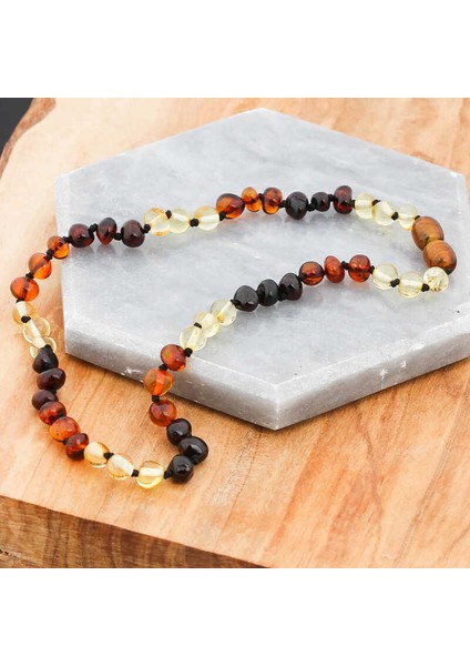 Bebek Damla Kehribar Diş Kolye fiyatları