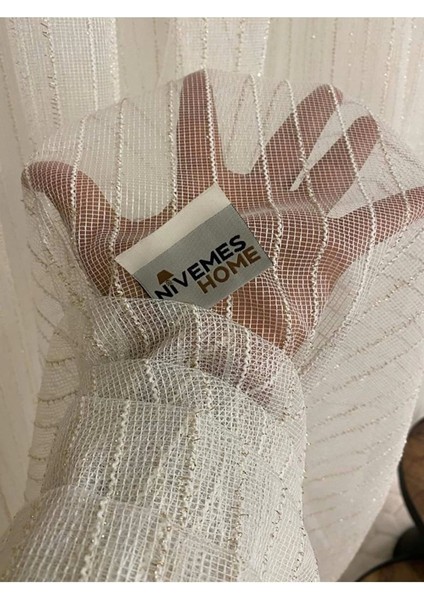 Greek Gold Fitilli 1/3 Sık Pileli Tül Perde fiyatları