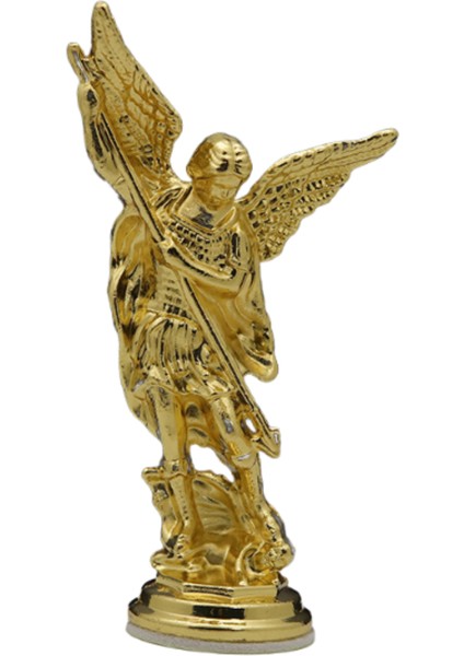 Metal Heykel Dini Koleksiyon Metal Dekorasyon Figürü Melek Heykeli Altın (Yurt Dışından)