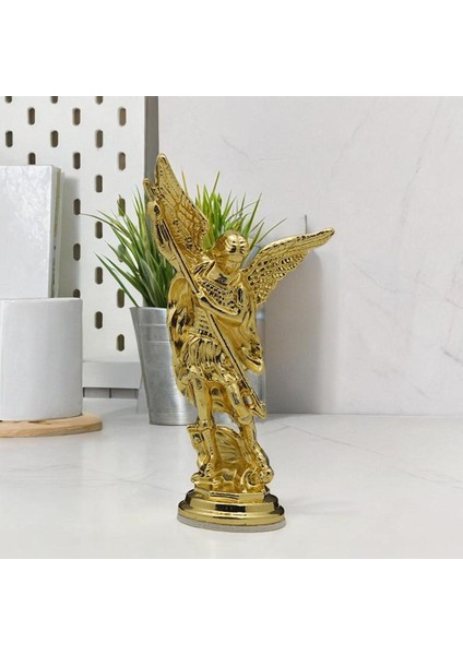 Metal Heykel Dini Koleksiyon Metal Dekorasyon Figürü Melek Heykeli Altın (Yurt Dışından) indirimleri