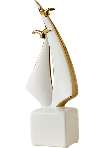 Yelkenli Heykeli Üstü Süsü I Dekorasyonları Çalışma B (Yurt Dışından) fırsatları