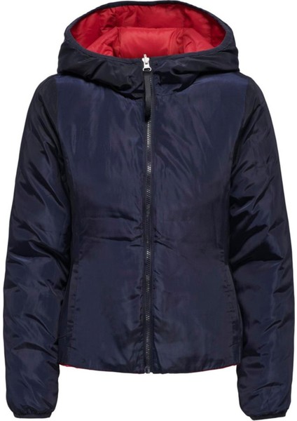 Onltahoe Regular Fit Çift Taraflı Kapüşonlu Şişme Mont Bayan Mont 15322040 fiyatları