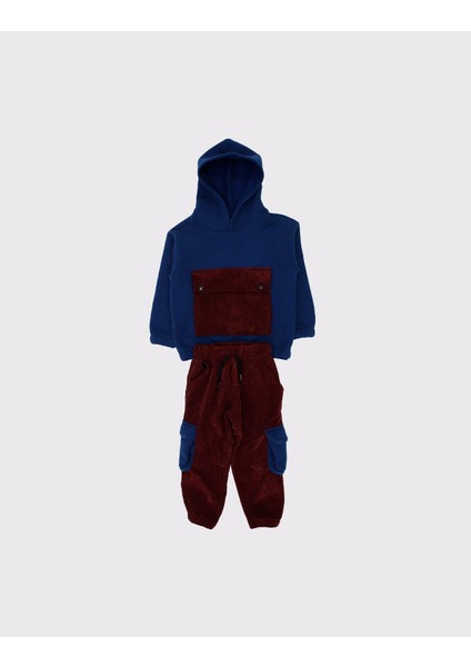 Kargo Cepli Ve Kapüşonlu 2 Parçalı Set