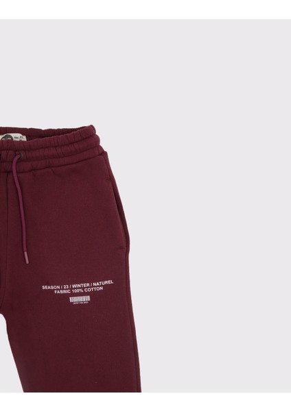 Genç Unisex Harf Baskılı Eşofman Altı