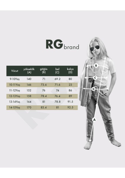 RG Brand Genç Ceket Yaka Düğmeli Kaban