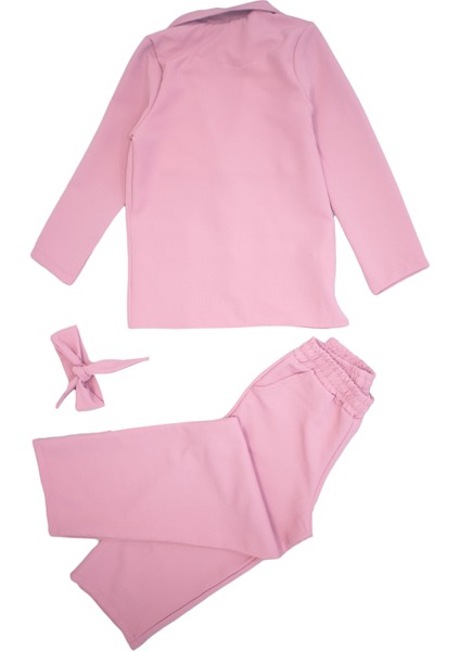 Genç Kız 4'lü Set Ceket & Pantolon Takım