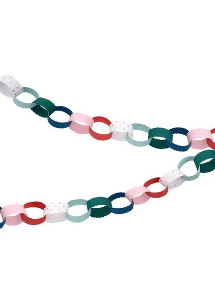 - Scalloped Christmas Paper Chains - Yeni Yıl Zincirli Asılan Süs