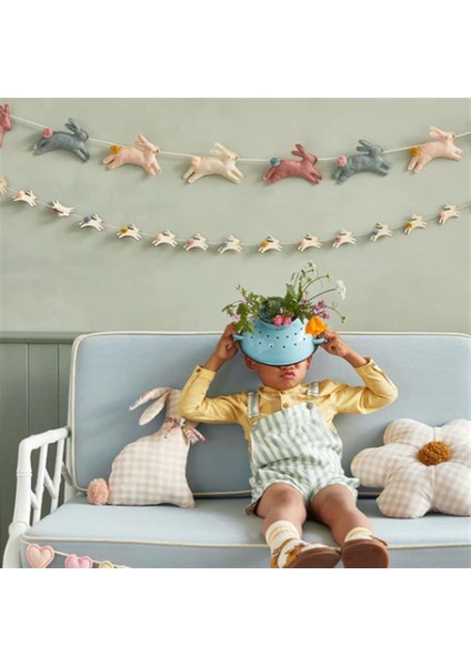 - Felt Bunny Garland - Tavşan Asılan Süs