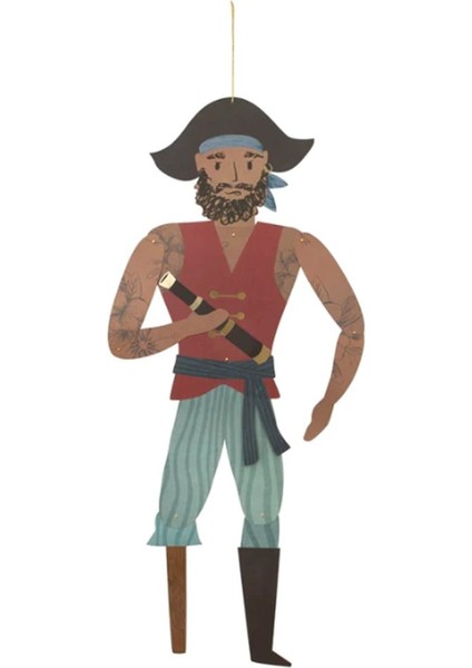 - Giant Pirate Decorations - Dev Korsan Dekorlar - 3lü modelleri