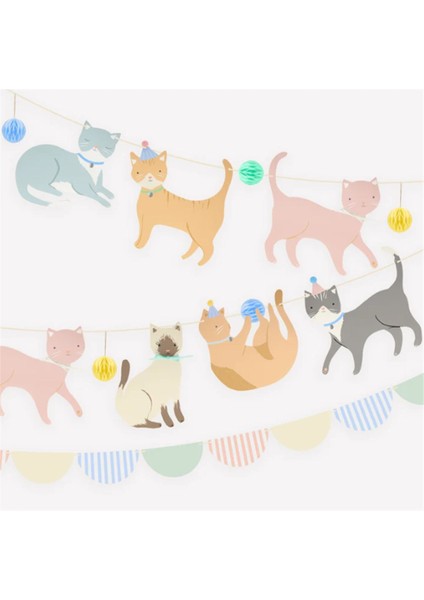 - Cute Kittens Garland - Yavru Kediler Asılan Süs modelleri