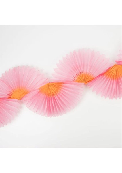 - Pink Honeycomb Fan Garland - Pembe Petekli Yelpaze Asılan Süs modelleri