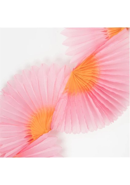 - Pink Honeycomb Fan Garland - Pembe Petekli Yelpaze Asılan Süs fırsatları