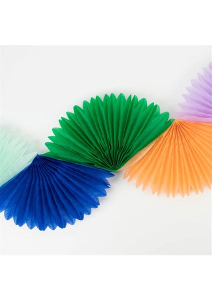 - Rainbow Honeycomb Fan Garland - Gökkuşağı Petekli Yelpaze Asılan Süs fırsatları