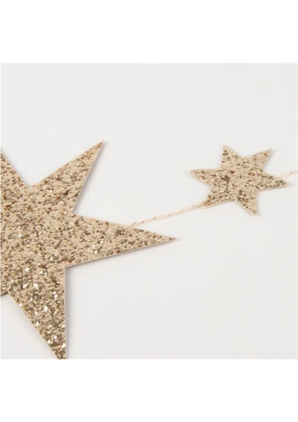 - Eco Glitter Stars Garland - Simli Yıldızlar Asılan Süs modelleri