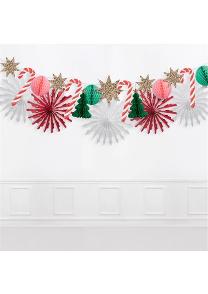 - Xmas Honeycomb Garland - Yeni Yıl Petekli Asılan Süs fırsatları