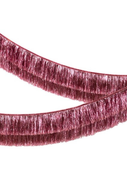 - Pink Tinsel Fringe Garland - Pembe Püsküllü Asılan Süs fiyatları