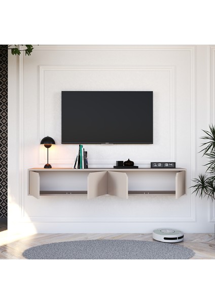 Home Ata Tv Ünitesi, Duvara Monte, Tv Sehpası (Dolunay) fırsatları