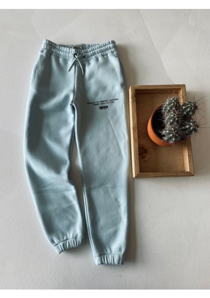 Genç Unisex Harf Baskılı Eşofman Altı