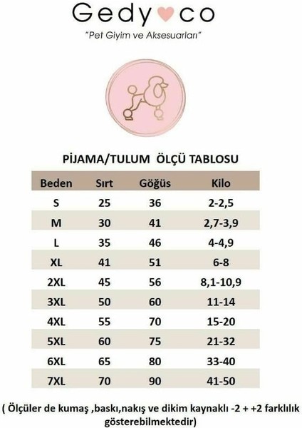 Gedyco Yumoş Kazaklı Bahçıvan Küçük Irk Köpek Tulumu