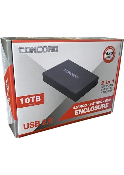 C-702 Pc 3.5" USB 2.0 Taşınabilir Hard Disk HDD Kutusu