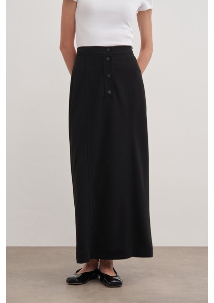 Düğme Detaylı Dar Kesim Etek fiyatları