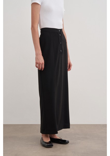 Düğme Detaylı Dar Kesim Etek modelleri