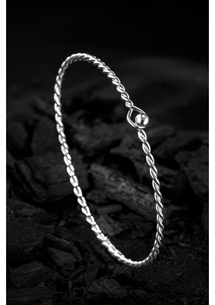 Erkek Gümüş Bileklik - El Yapımı Ince Gümüş Zahir Erkek Bileklik Kelepçe fiyatları