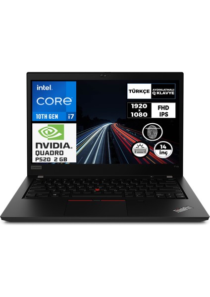 Mws G1 Thinkpad P14S I7-10610U 48GB 1tb SSD 2 GB Nvidia P520 14" W10P Istasyon 20S40045TX 011