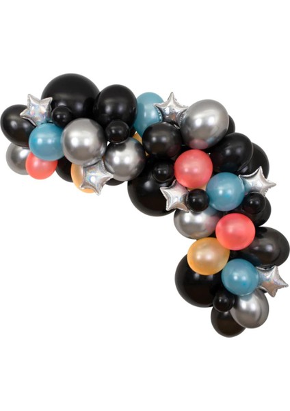 - Cosmic Balloon Garland Kit - Uzay Balon Seti - 48 Balon