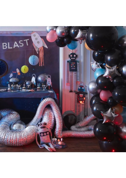 - Cosmic Balloon Garland Kit - Uzay Balon Seti - 48 Balon fırsatları