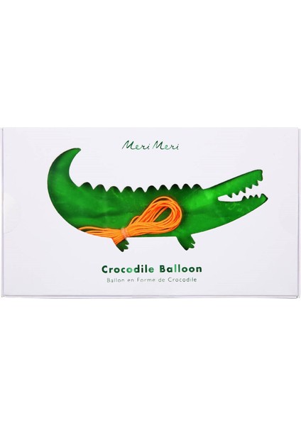 - Crocodile Foil Balloon - Timsah Folyo Balon