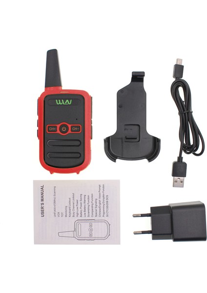 Wln KD-C51 16 Kanal Kırmızı Kasa Şarj Aleti Dahil Ikili Telsiz (3-5 Km) modelleri